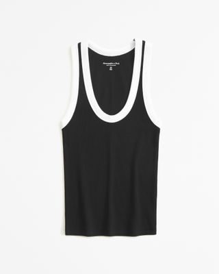 Essential Rib Tuckable Scoopneck Tank