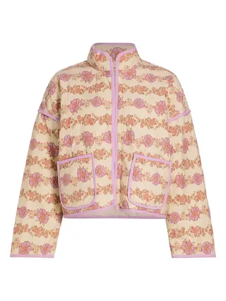 Chloe Floral Cotton-Blend Jacket