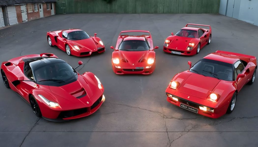 Ferrari’s "Big Five" Surfaces at Auction: Estimated To Fetch As Much as $20M USD