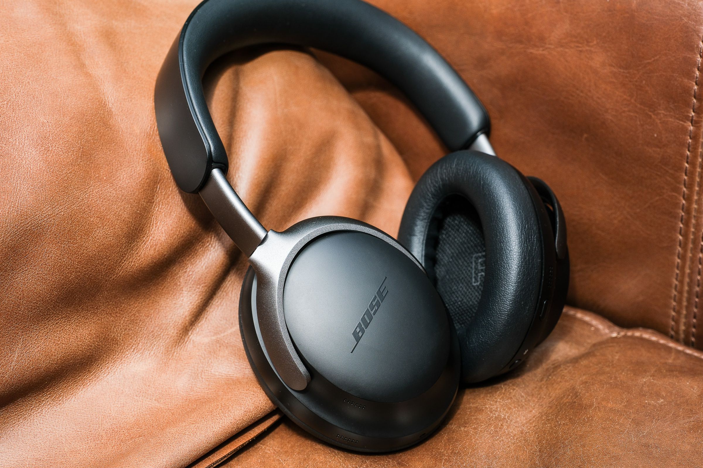 A photo of Bose’s QuietComfort Ultra Headphones.