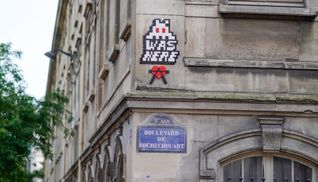 Invader May Be Planning New Participatory Game for 2024 Paris Olympics