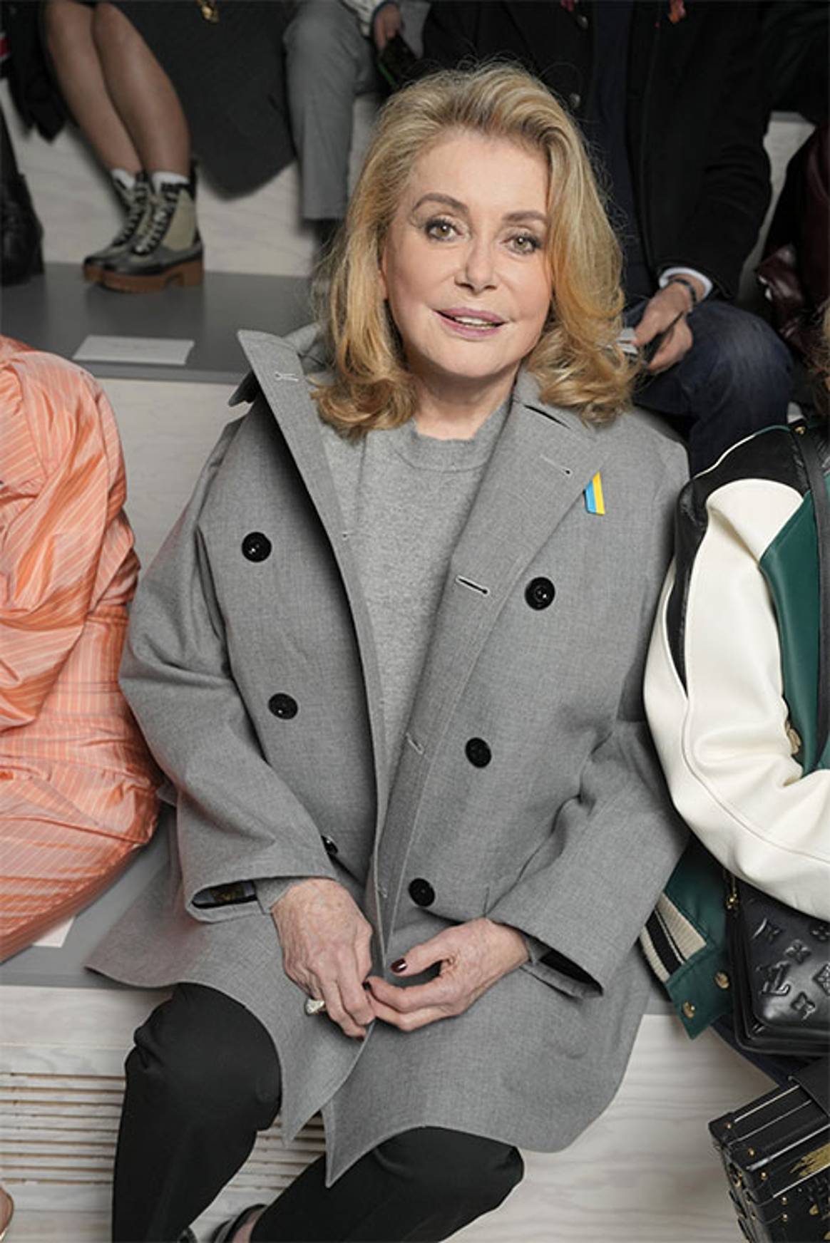 Catherine Deneuve au show Louis Vuitton AW24