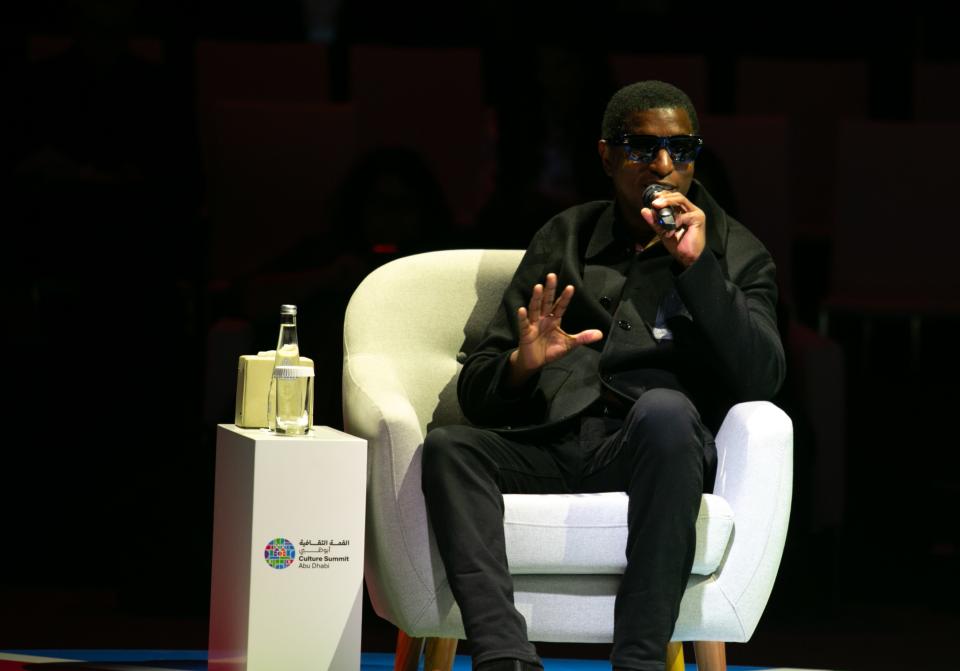 Grammy award-winning singer, producer and songwriter Babyface at the sixth edition of Culture Summit Abu Dhabi, 2024. Courtesy DCT Abu Dhabi.