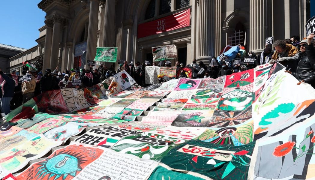 Pro-Palestine Activists Staged Protests at The Met and British Museum on Sunday