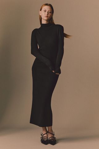 Turtleneck Bodycon Dress