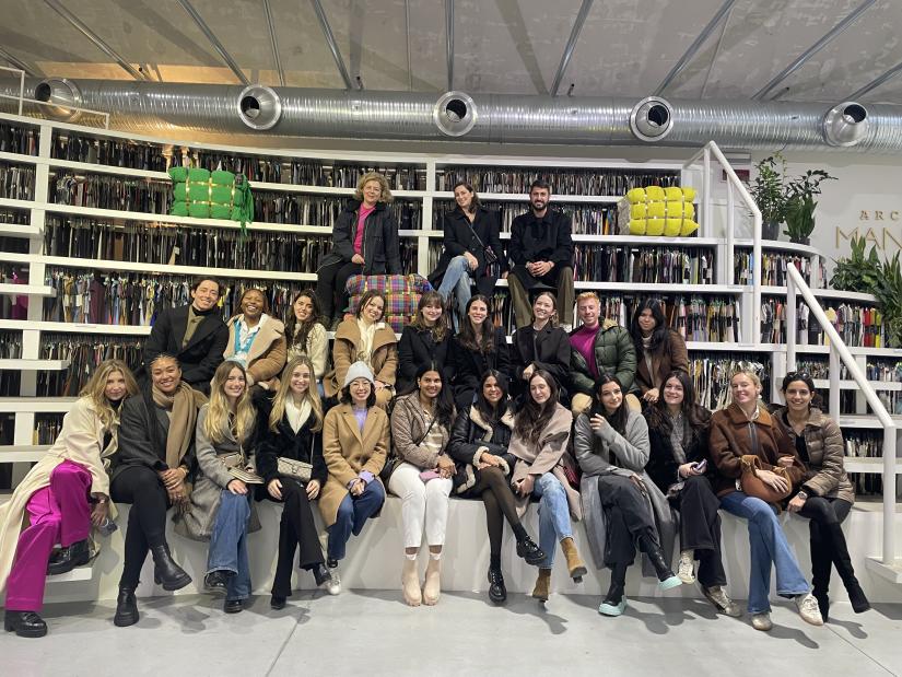 Fashion & Luxury MBA students at Manteco Factory