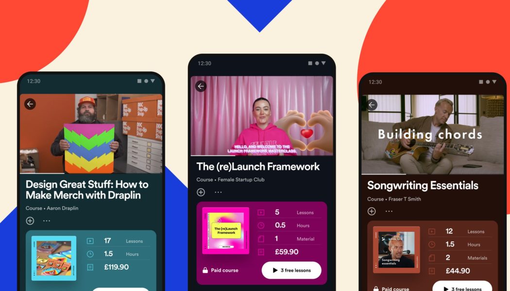 Spotify adds video learning courses in latest experiment