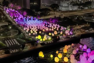 teamLab Installs Hundreds of Interactive Ovoids Across Hong Kong’s Tamar Park