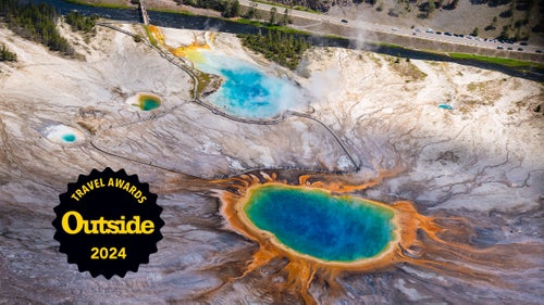 Yellowstone National Park’s Grand Prismatic Spring