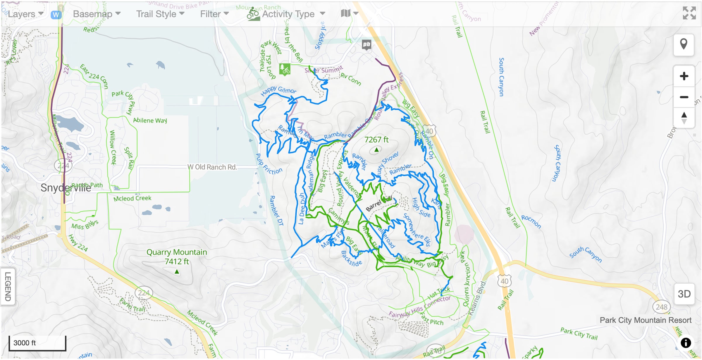 Round Valley mountain biking trails