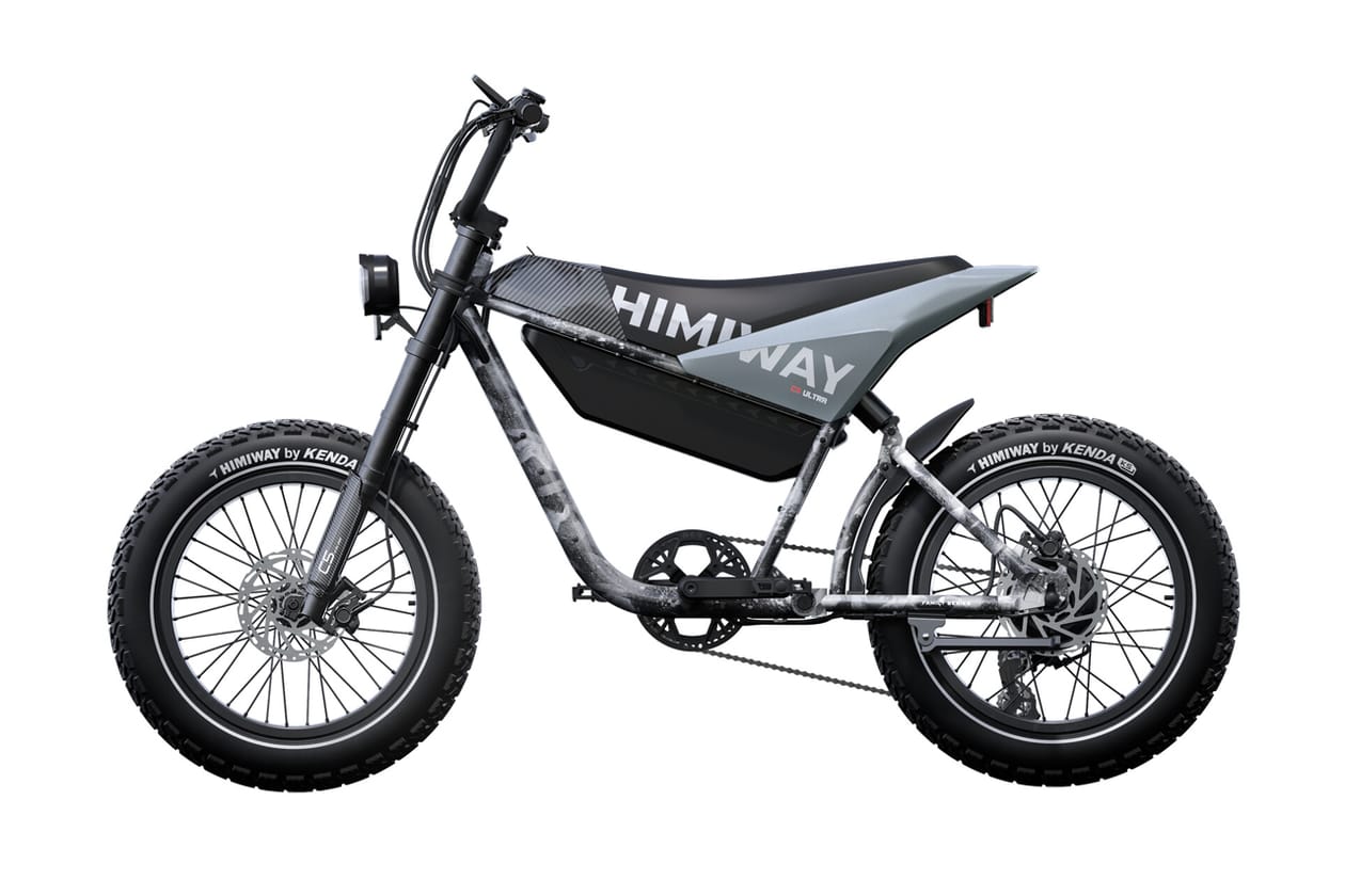 Himiway C5 Electric Motorbike 140mm mountain bike suspension 48-volt battery E-bike 750W motor 