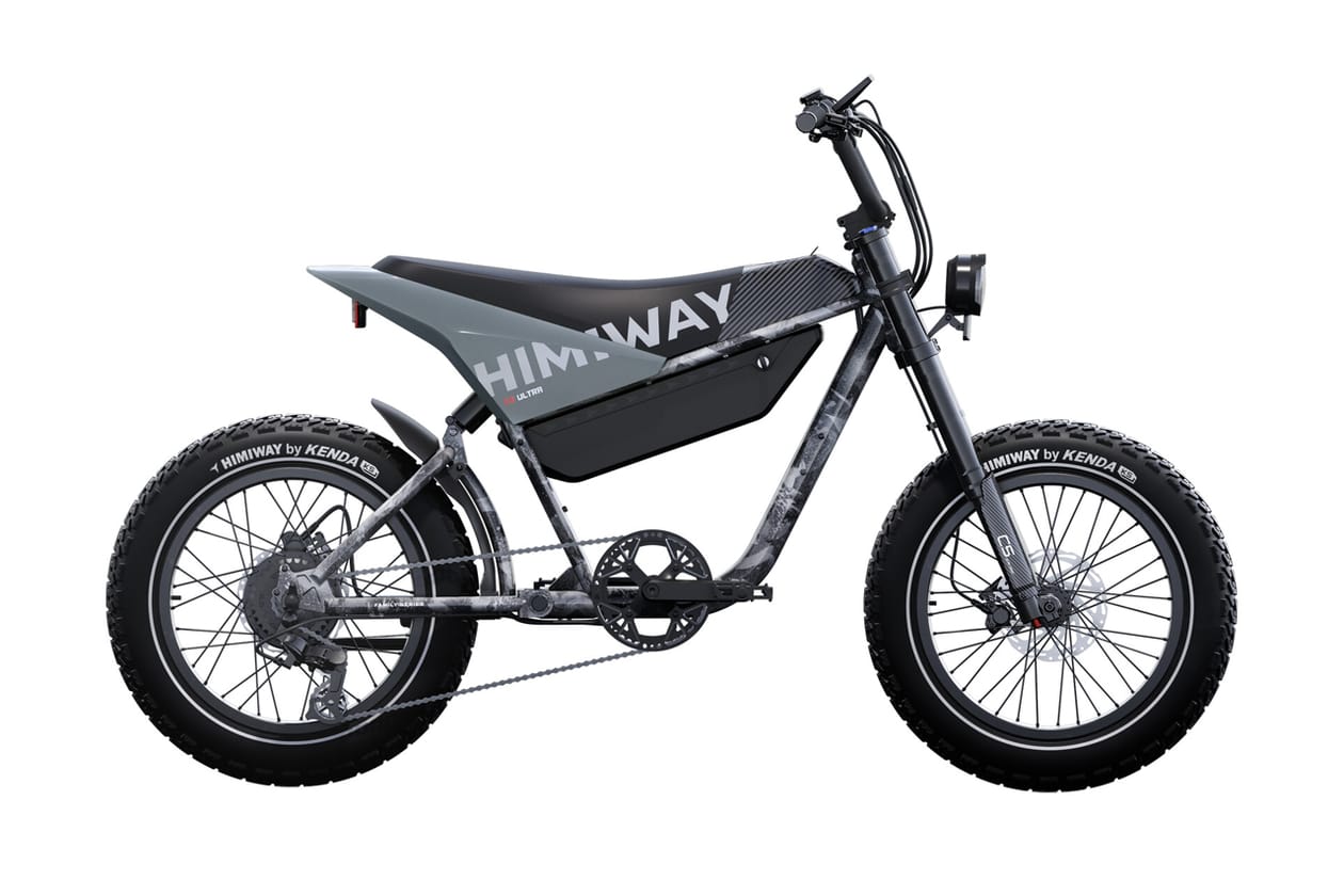 Himiway C5 Electric Motorbike 140mm mountain bike suspension 48-volt battery E-bike 750W motor 