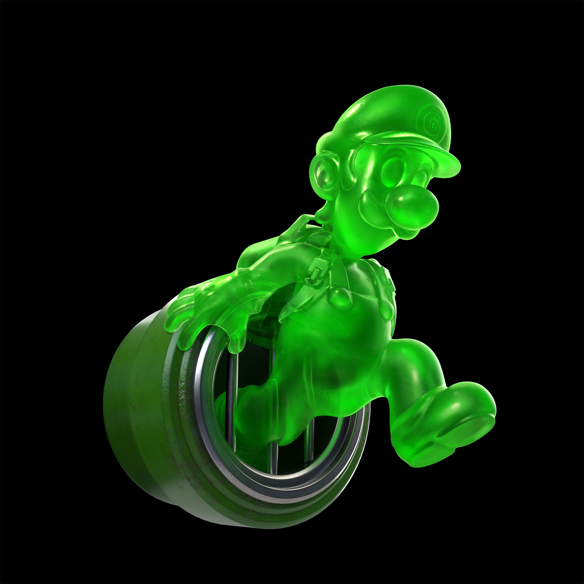 Artwork depicting the Nintendo character Gooigi.