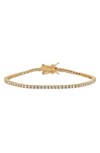 Amina Cubic Zirconia Tennis Anklet