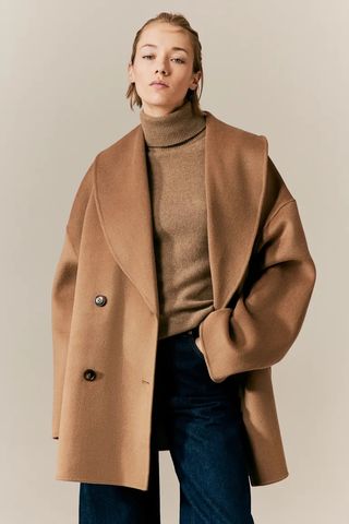 Mango + Woollen Coat With Belt