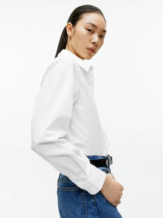 Arket + Straight Cut Poplin Shirt