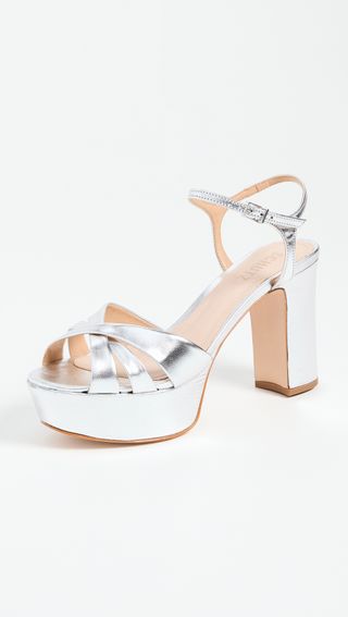 Silver Platform Sandals