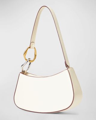 Ollie Zip Leather Shoulder Bag