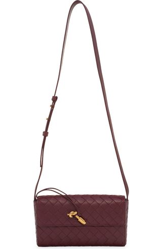 Mini Intrecciato Leather Crossbody Bag