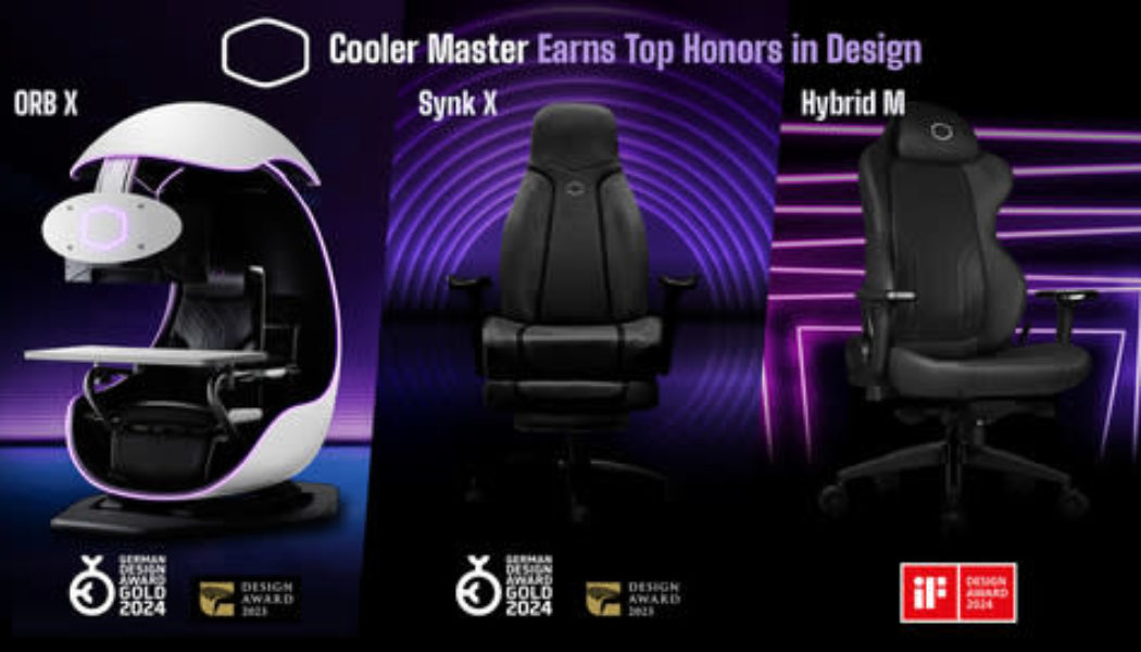 Cooler Master's Tech Lifestyle Products Receive Prestigious Design Awards