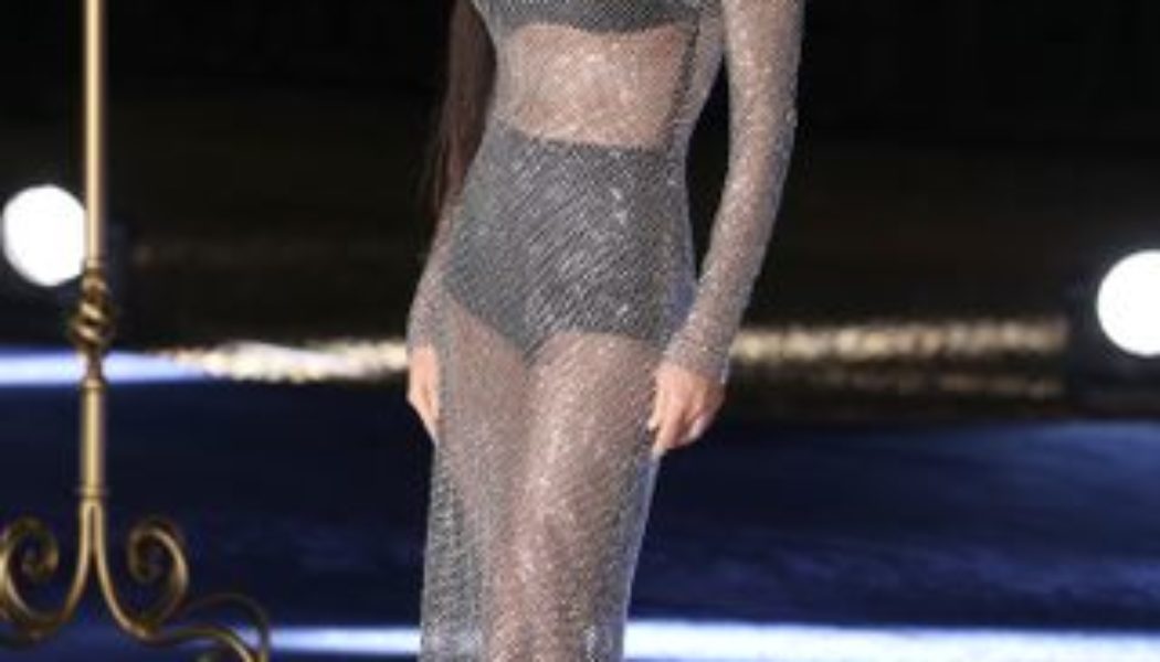 Demi Moore Just Wore a Naked Dress Made Entirely of Crystals