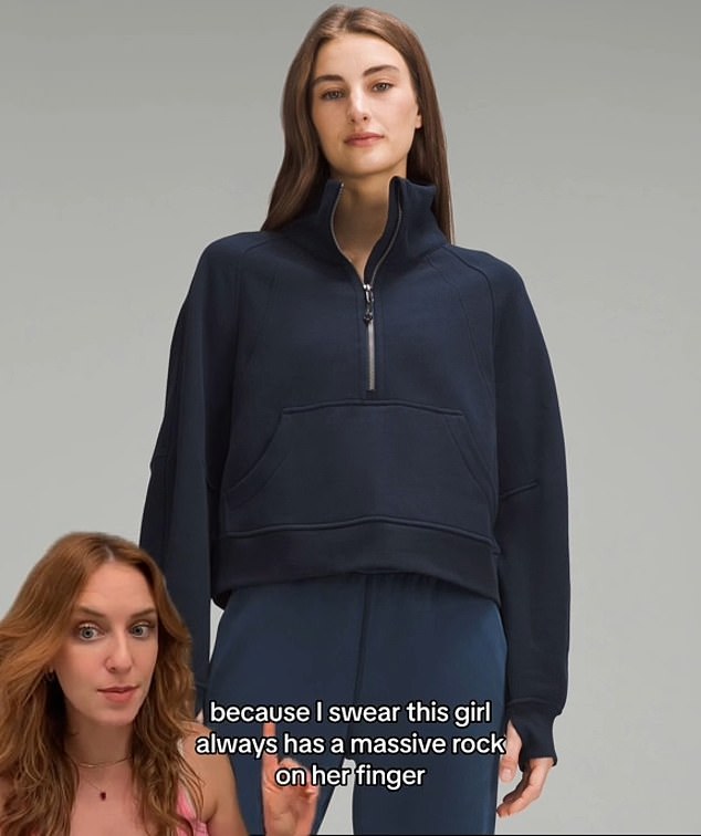 Cher said anyone wearing the Lululemon Scuba sweatshirt ($118) is either 'a middle schooler or somebody's fiancé'