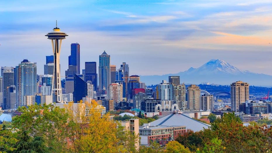 Aerial of Seattle, Washington