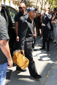 PARIS, FRANCE - JUNE 24: Pharrell Williams attends the Loewe Menswear Spring/Summer 2024 show as part of Paris Fashion Week on June 24, 2023 in Paris, France. (Photo by Jacopo Raule/Getty Images)