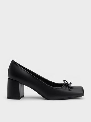 heeled ballet pump