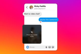 Instagram will blur nudes in messages sent to minors