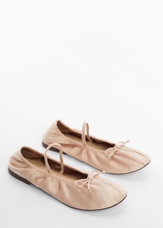 Satin flats