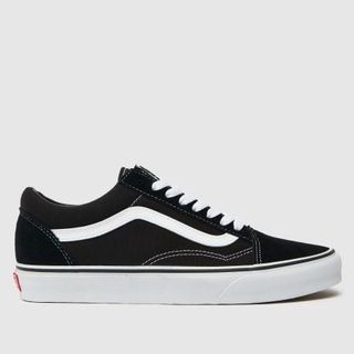 Vans Old Skool Trainers in Black & White