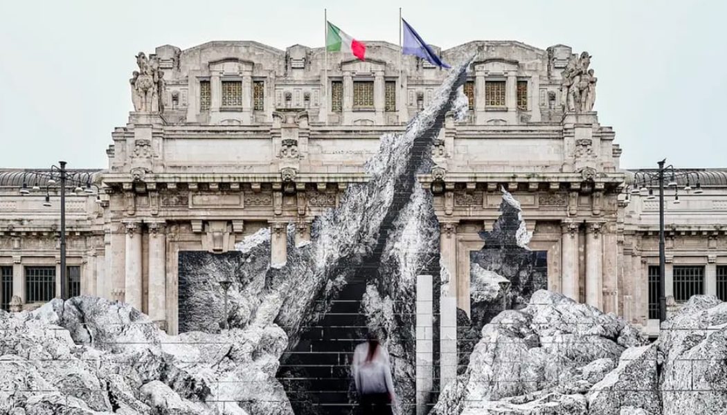 JR Transformed Milan's Central Station Into a Cavernous Cave