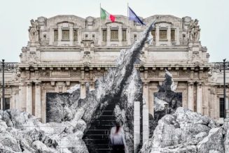 JR Transformed Milan's Central Station Into a Cavernous Cave