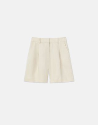 Linen Jefferson Pleated Short