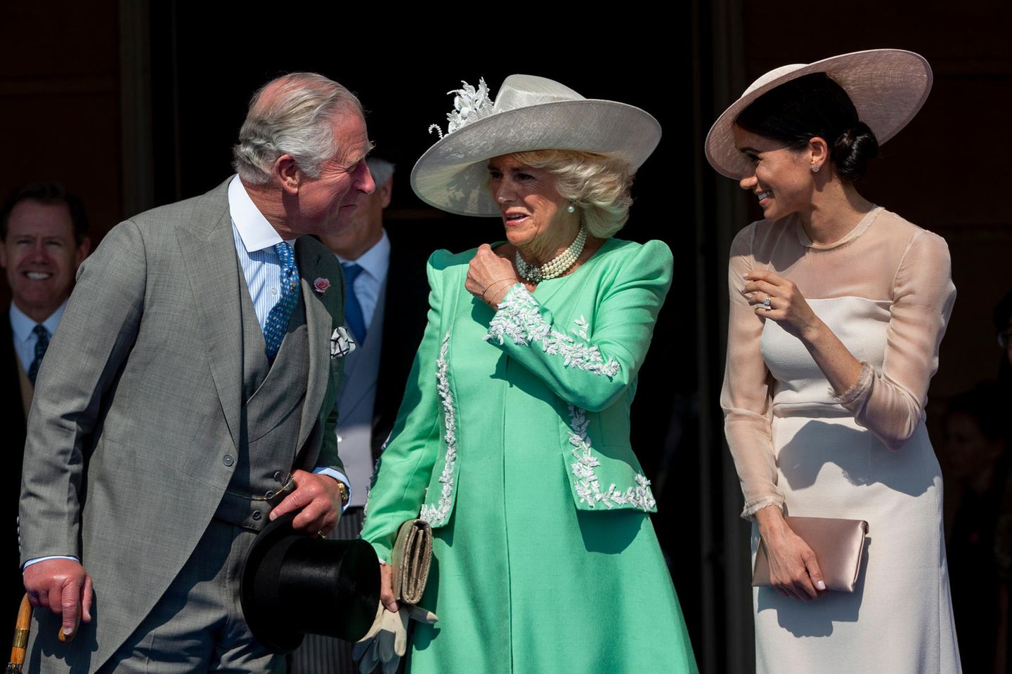 König Charles, Königin Camilla und Herzogin Meghan