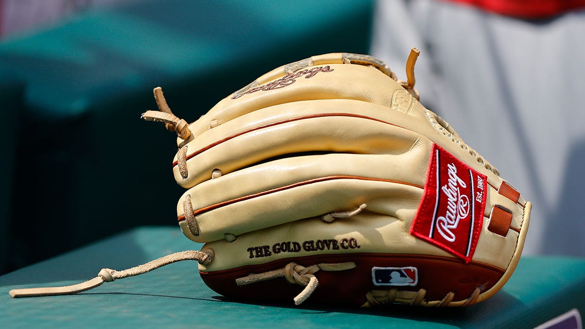 A baseball glove