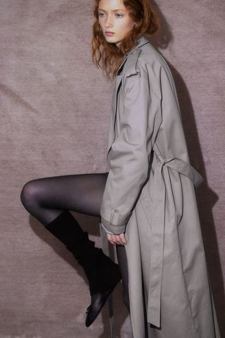 Twill Trench Coat