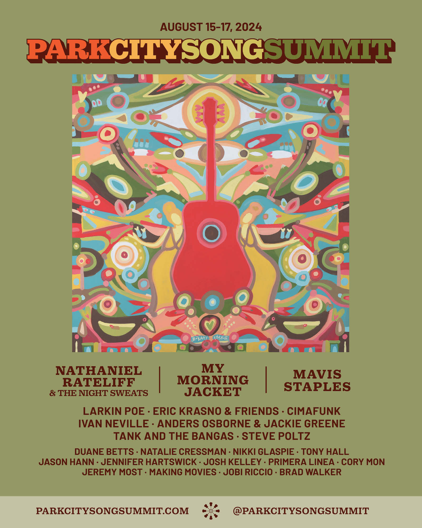 park city song summit 2024 lineup poster