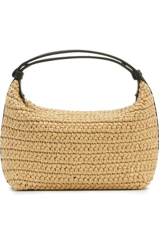 Mini Wallace Raffia Crochet Shoulder Bag