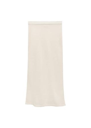 Semi-Transparent Knitted Skirt - Women