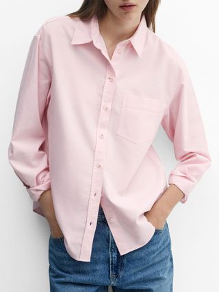 Cotton Button-Up Shirt