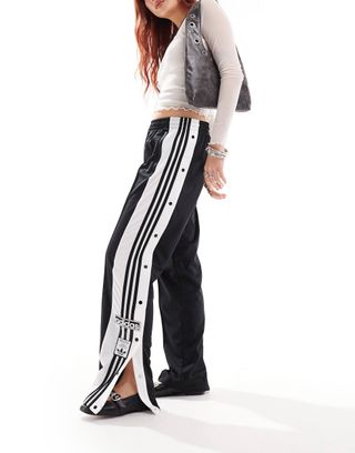 Adidas Originals Adicolor Adibreak Side Logo Track Pants in Black