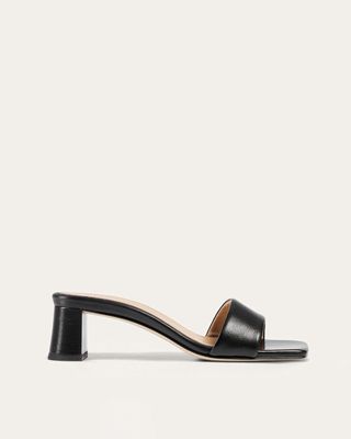 Chaise Mule, Black