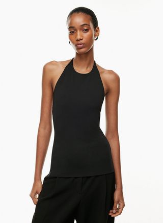 Black Aritzia halter top