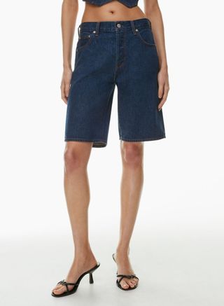 Bermuda denim shorts