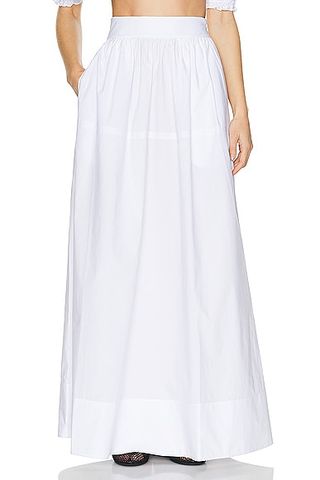 Poplin Maxi Skirt