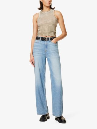 Logan Wide-Leg Mid-Rise Jeans