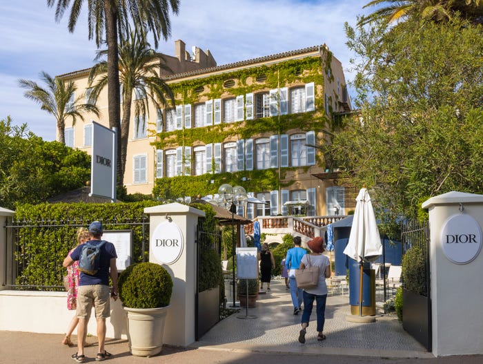 Dior Cafe des Lices on Rue François Sibilli, Saint-Tropez, Cote d'Azur, French Riviera, Provence, France