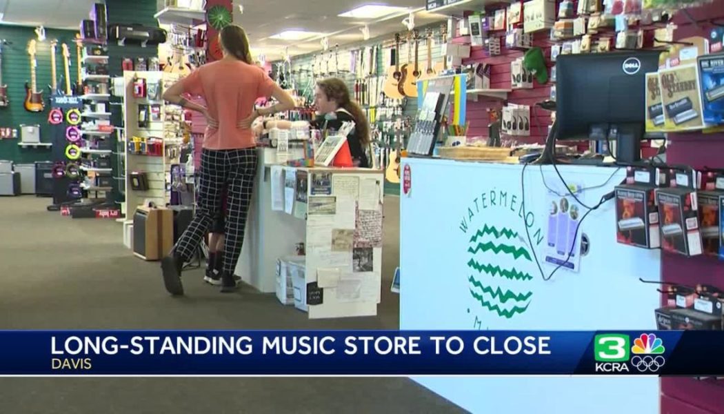 'A pretty big loss for the community': Watermelon Music in Davis to close soon